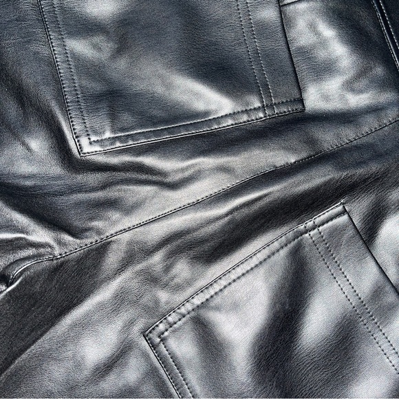 Zara Faux Leather Cargo Joggers - Picture 8 of 8
